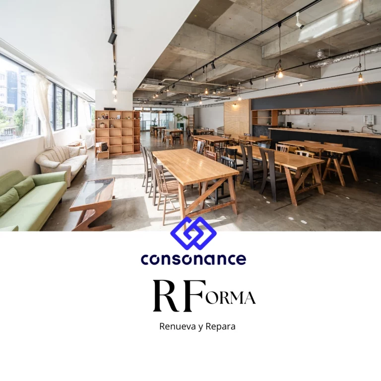 Logo de Consonance-RForma, servicios de mantenimiento y reformas en Barcelona".